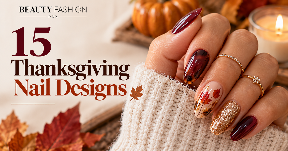 15 Thanksgiving Nail Designs 2026 | Beauty Fashion PDX