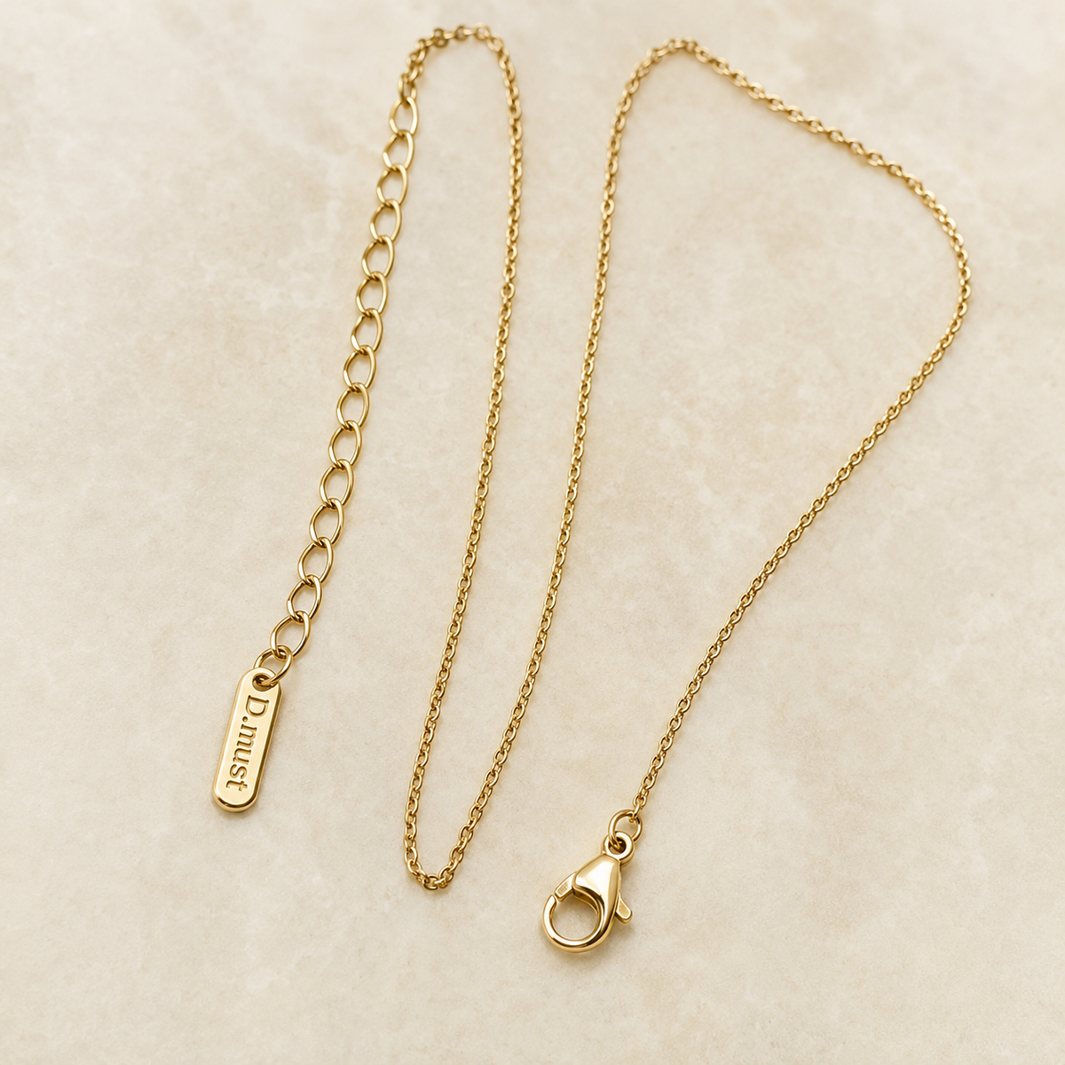 Classic O-Link Chain Necklace – Gold product view