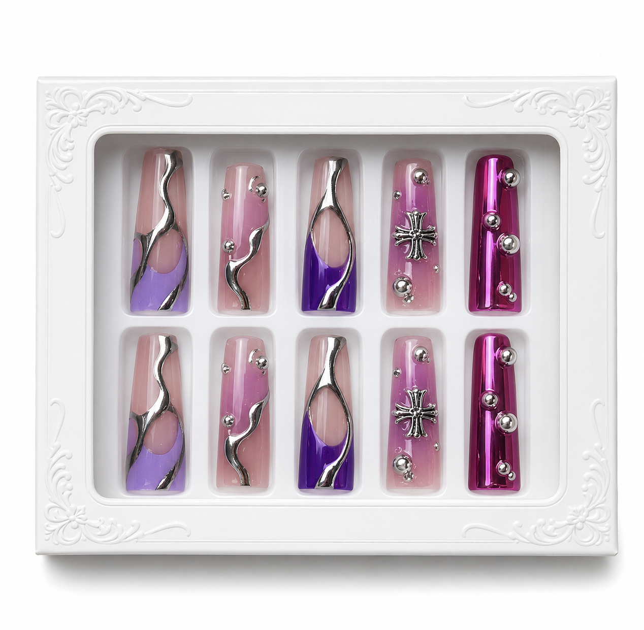 Pearl Bow Heirloom Press-On Nails - packaging