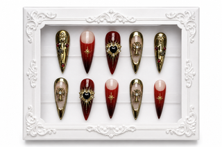 Lavender Toile Garden Press-On Nails - packaging
