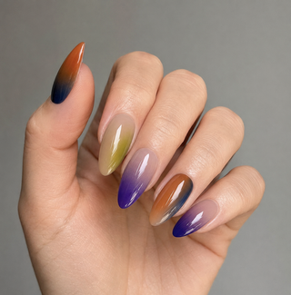 Gothic Ruby Heirloom Press-On Nails - handshot