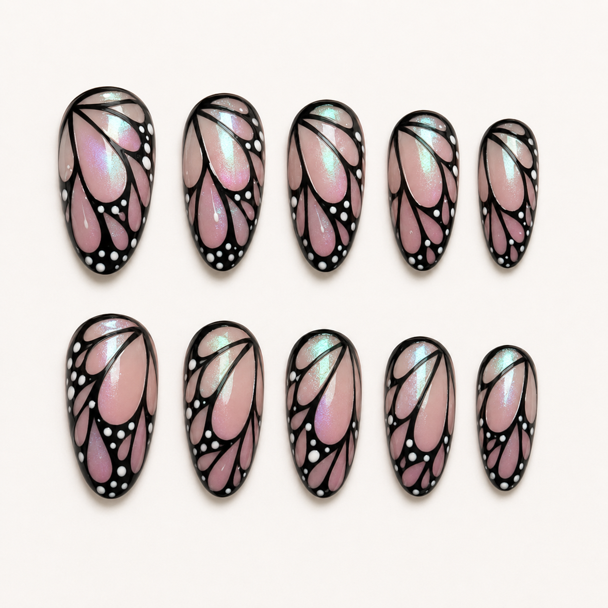 Autumn Aura Press-On Nails - flatlay