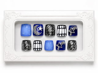 Stained Glass Butterfly Press-On Nails - packaging