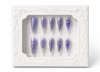 Blue Moon Chrome Press-On Nails - packaging