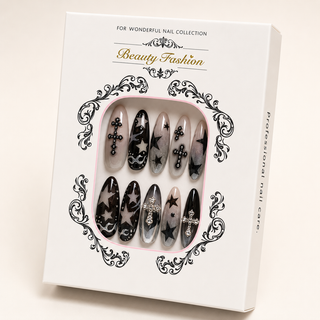 Western Star Chrome Press-On Nails - packaging