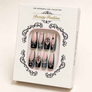 Midnight Gothic Charms Press-On Nails - packaging