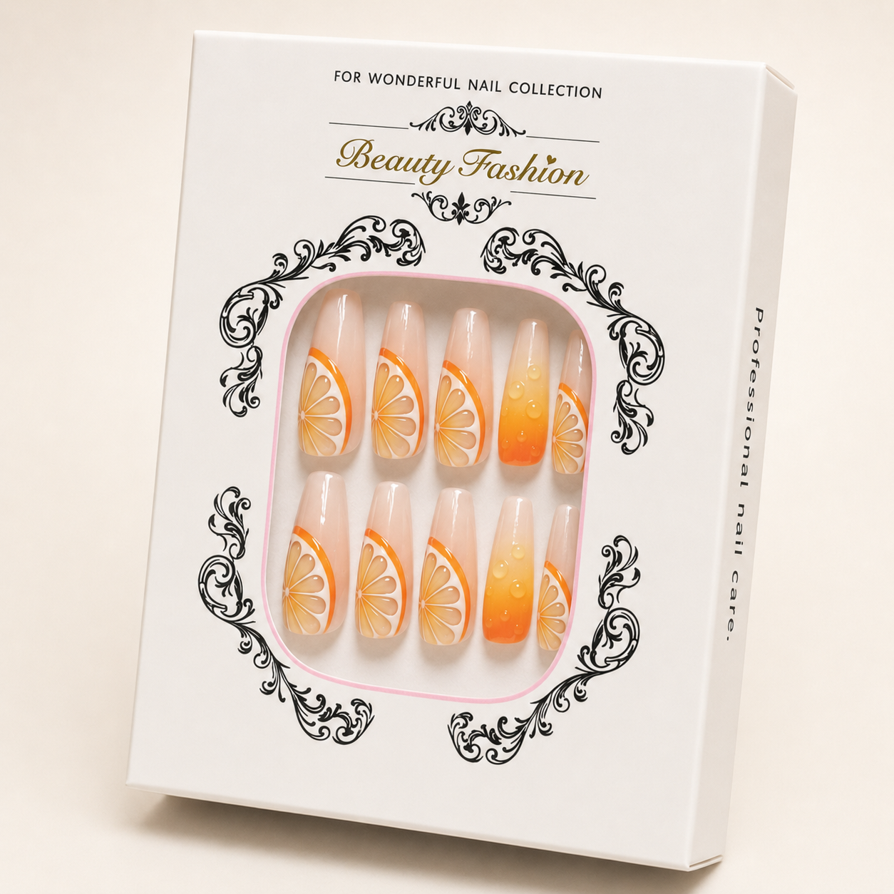 Citrus Bloom Press-On Nails - packaging