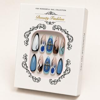 Azure Crosswork Press-On Nails - packaging