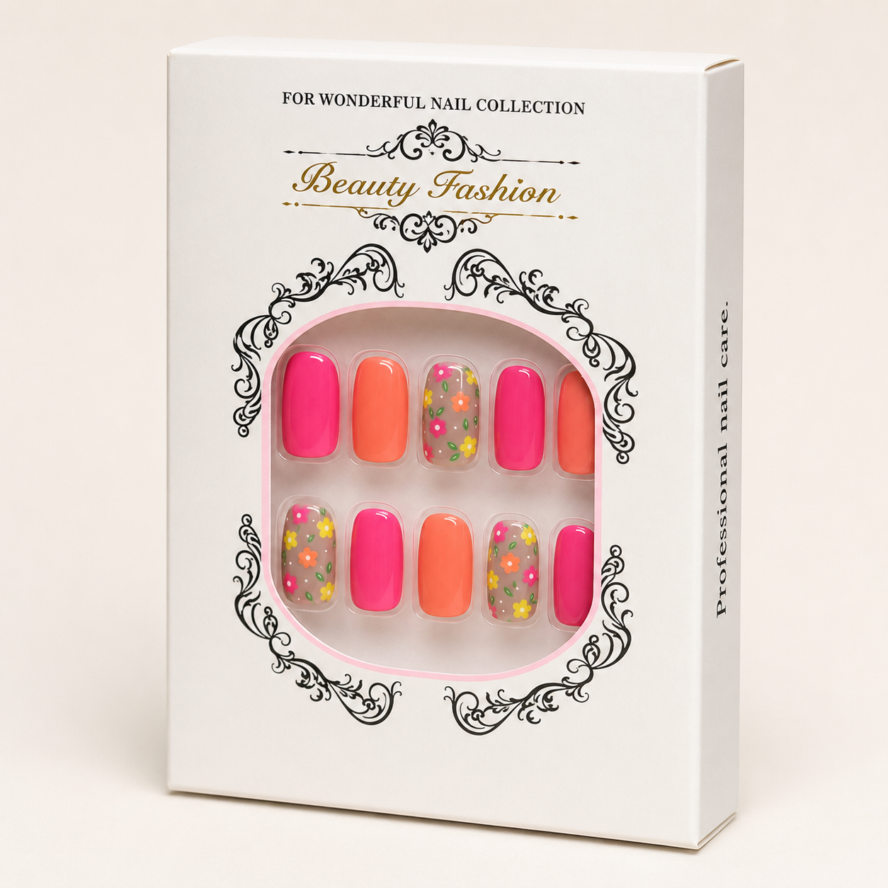 Sunset Garden Press-On Nails - packaging