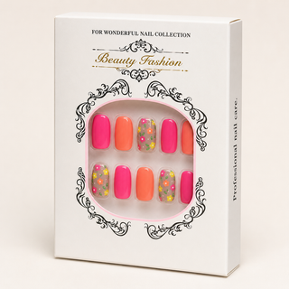 Sunset Garden Press-On Nails - packaging