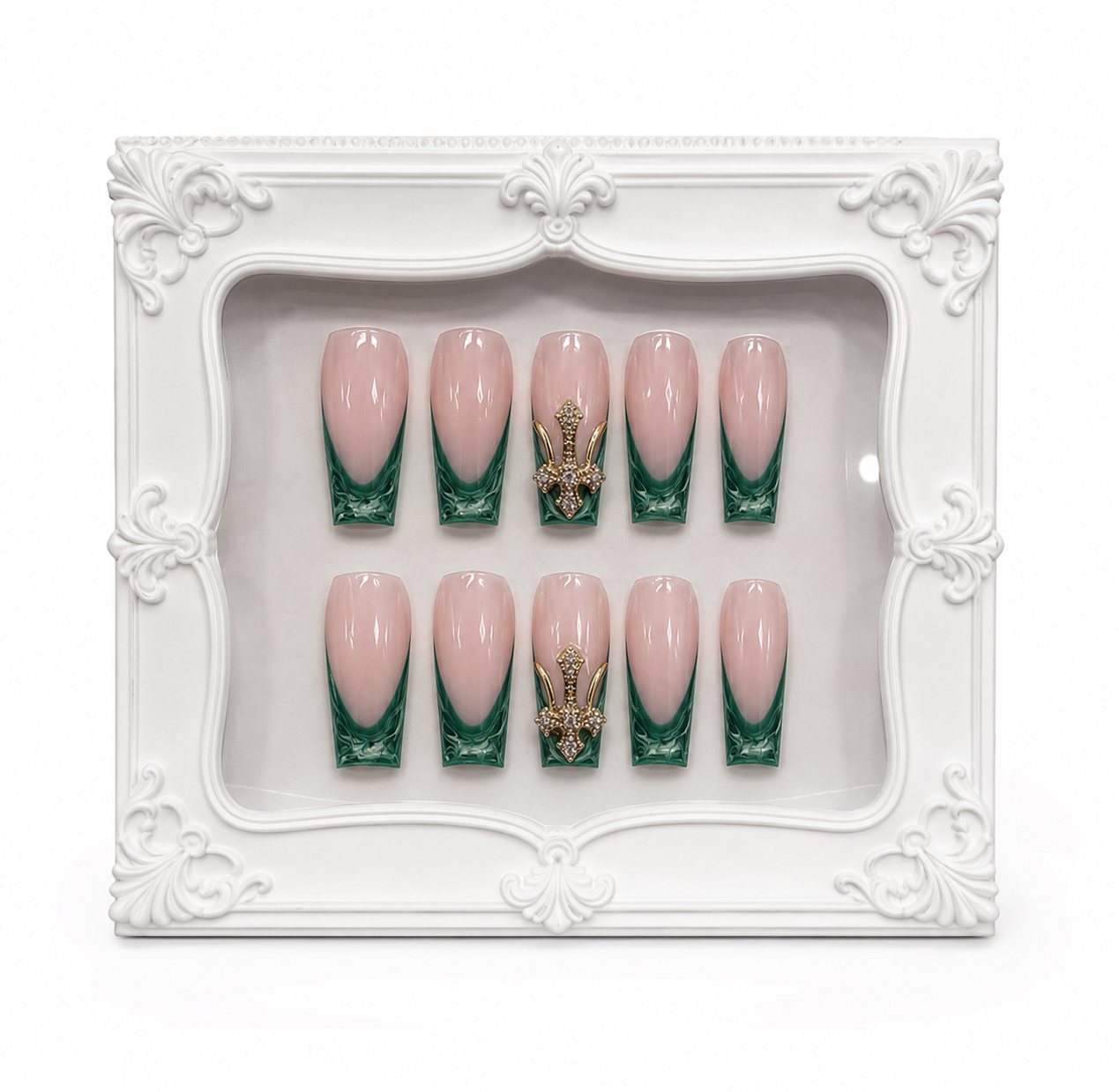 Pastel Garden Embossed Press-On Nails - packaging