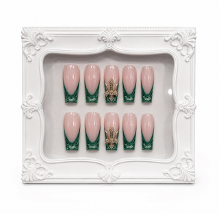 Pastel Garden Embossed Press-On Nails - packaging