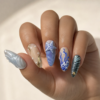 Ocean Relic Press-On Nails - handshot