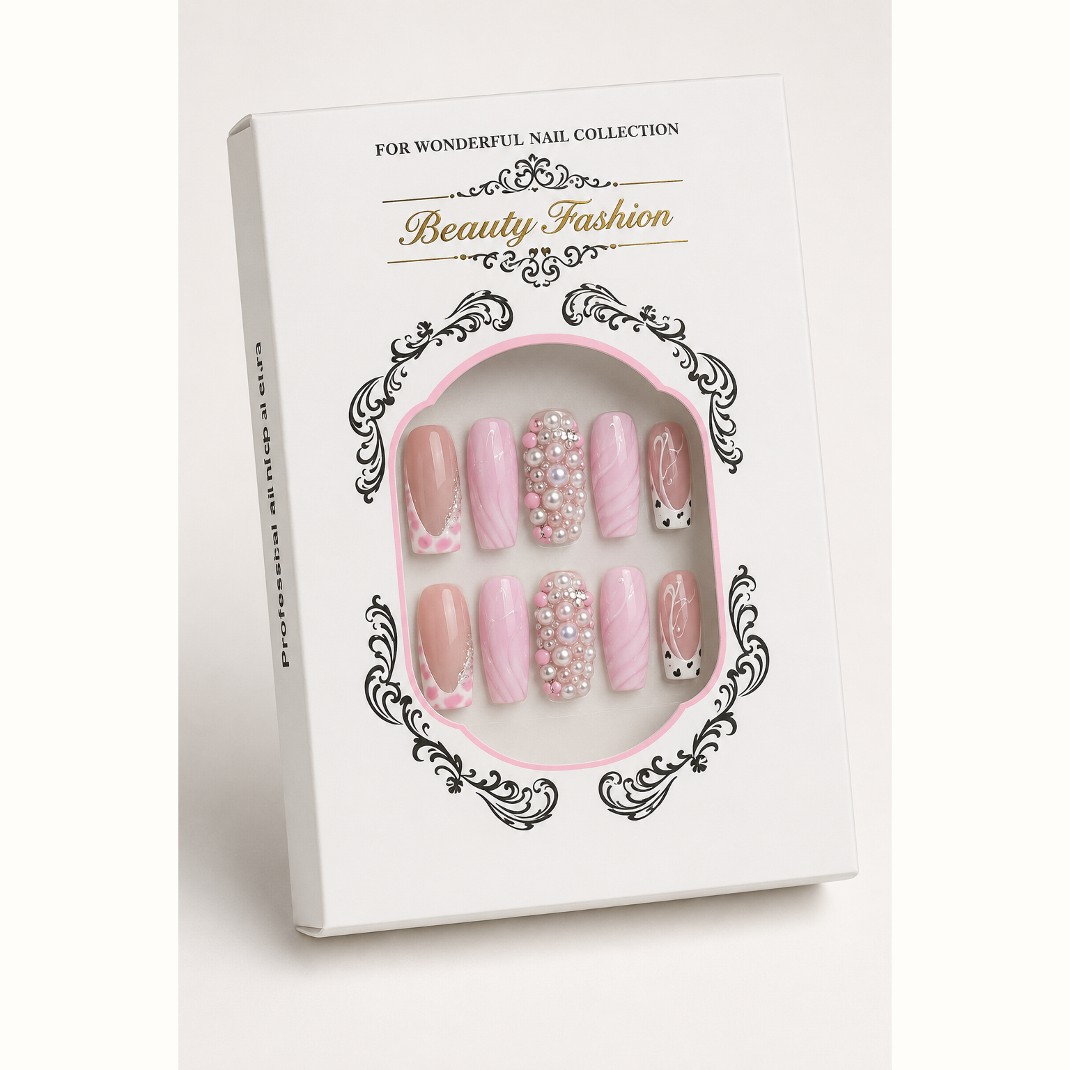 Pearl Blush French Press-On Nails - packaging