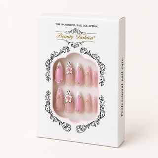 Blush Butterfly Press-On Nails - packaging