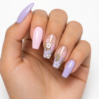Lavender Meadow Press-On Nails