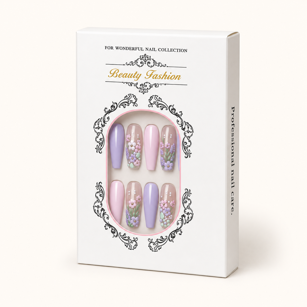 Lavender Meadow Press-On Nails - packaging